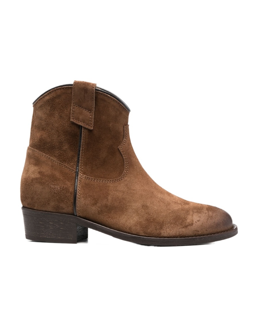 Shop Via Roma 15 Logo Short Boots In Brown