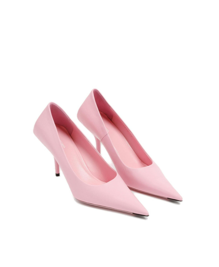 Balenciaga Square Knife Pointed Toe Pumps In Pink