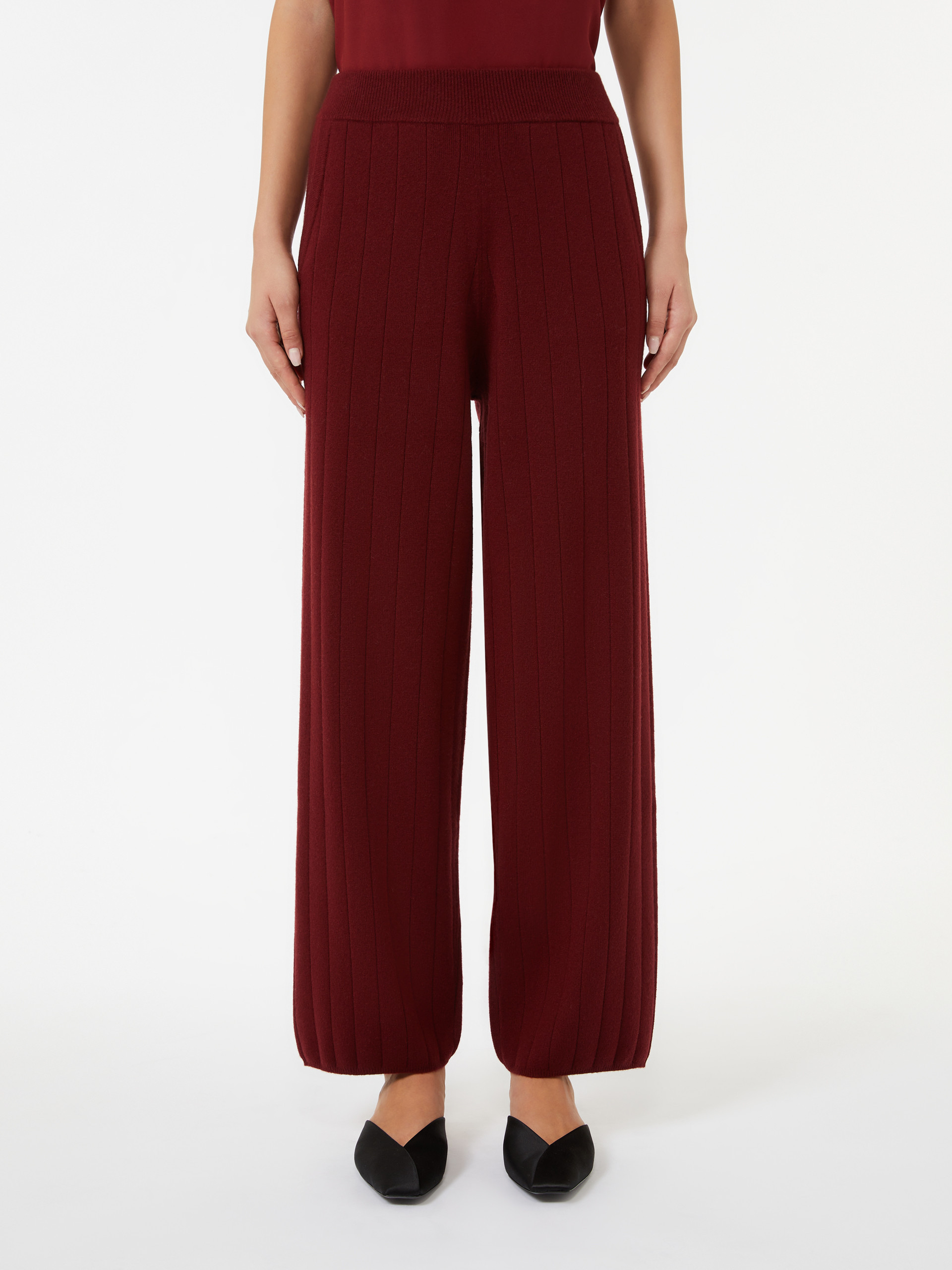 Max Mara Cashmere Jogging Trousers In Pink
