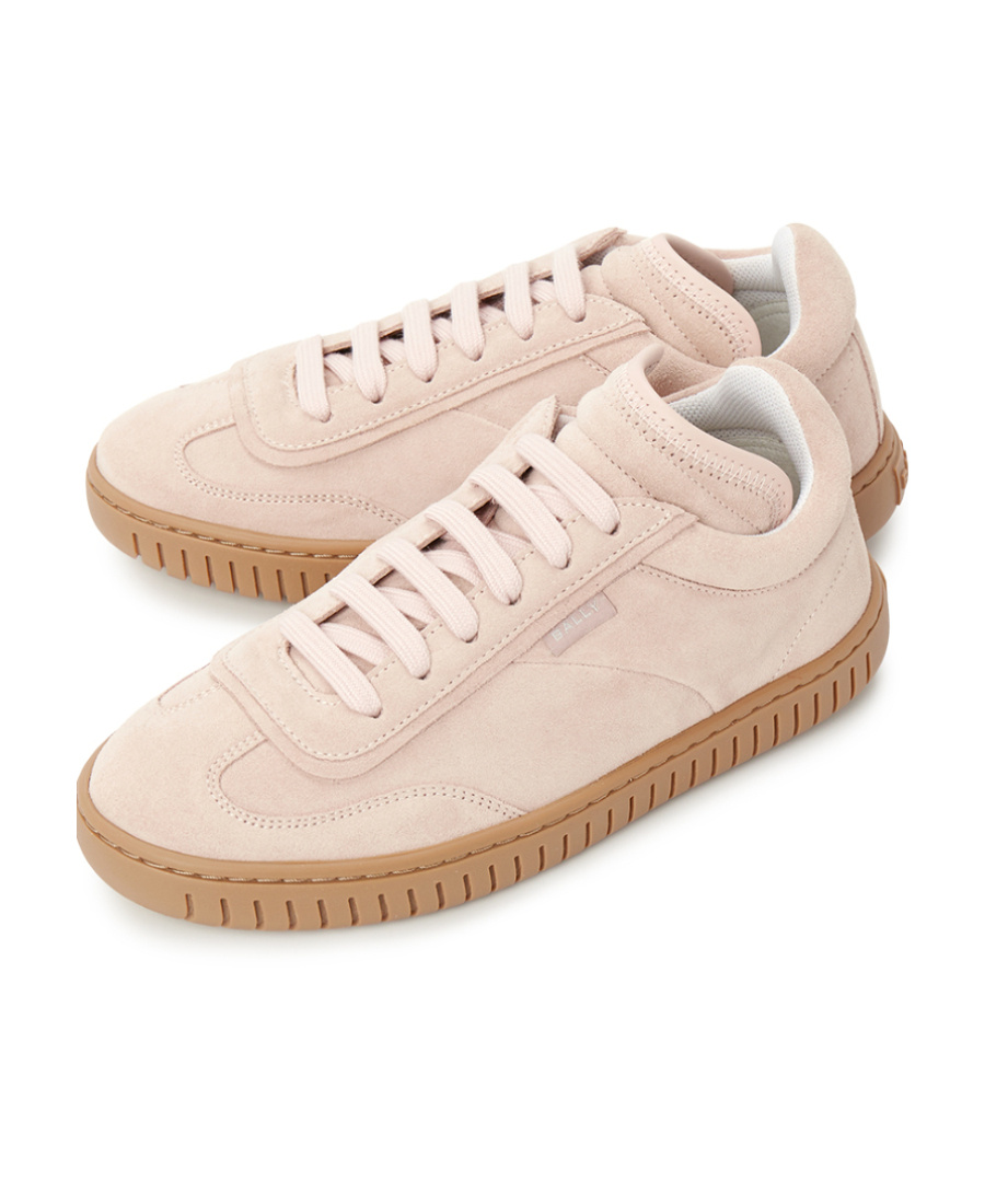Shop Bally Round-headed Low-top Casual Shoes In Nude