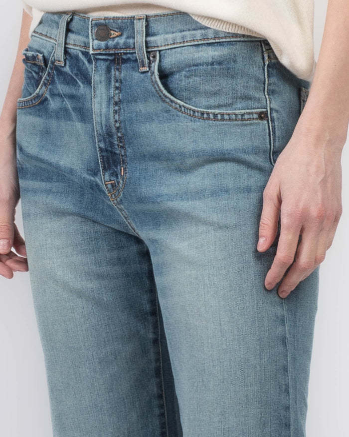 Nili Lotan Belt Loop Jeans In Gray