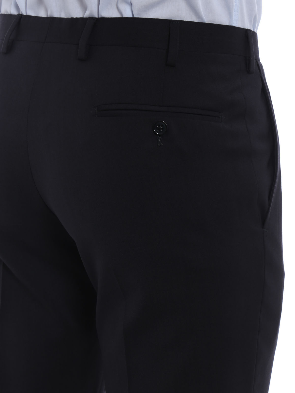 EMPORIO ARMANI LOGO DETAILS CASUAL PANTS