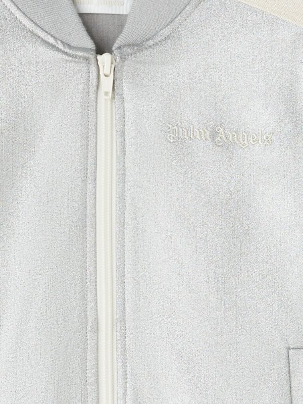 Palm Angels Long-sleeved Casual Jacket In White