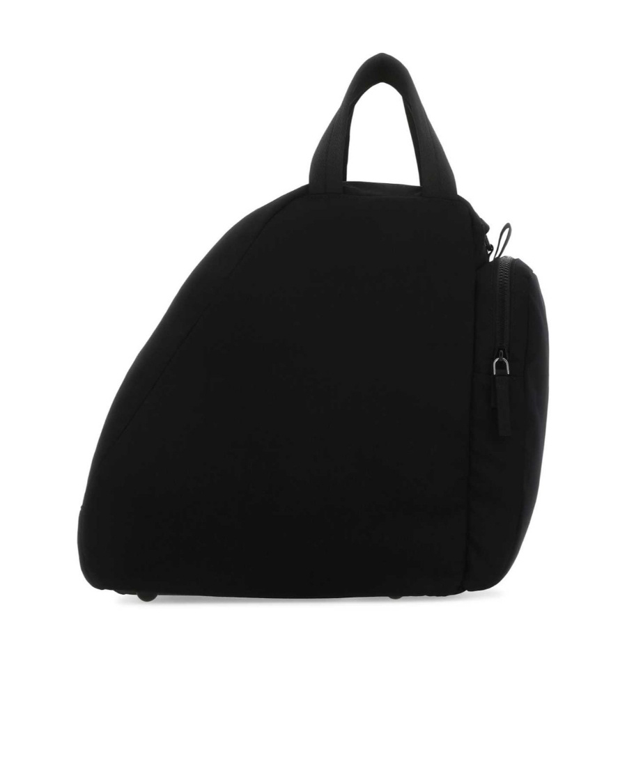 Prada Full Zipper Travel Bag In Black