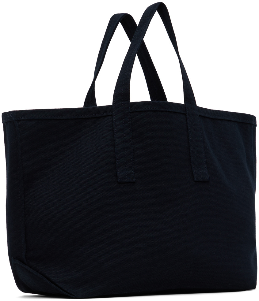 Studio Nicholson Double-handled Canvas Tote Bag In Blue