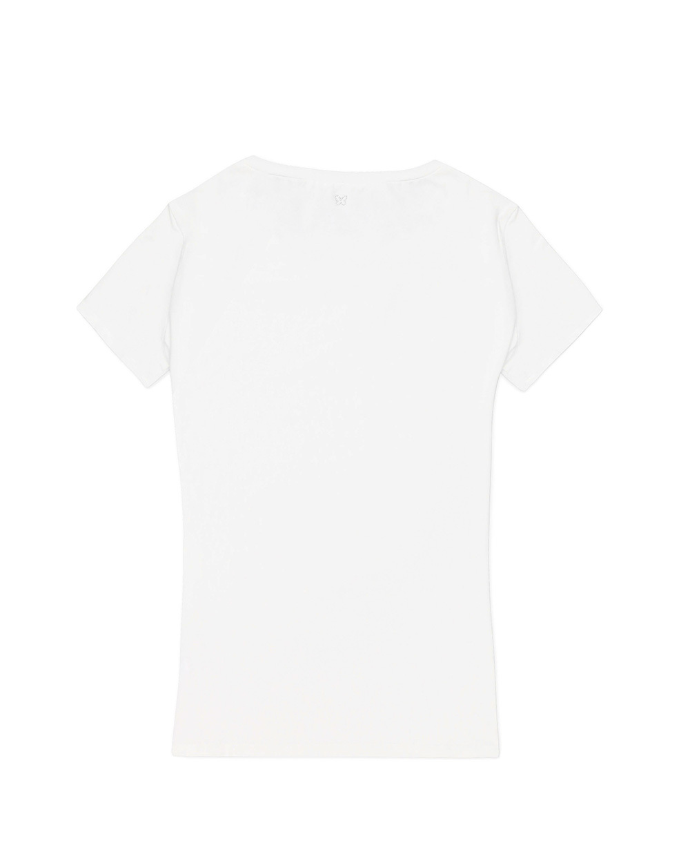 Weekend Max Mara T-shirt With Round Neck And Short Sleeves In White