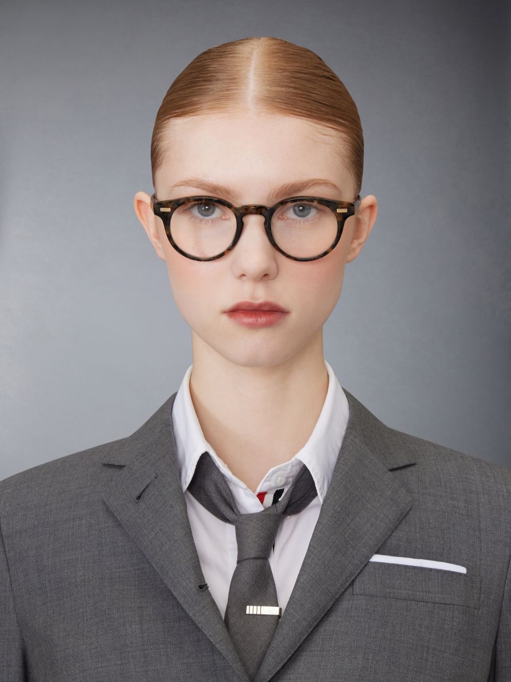 Thom Browne Pantos-frame Glasses In Black