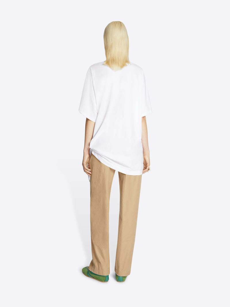 Shop Dries Van Noten Short-sleeved T-shirt In White