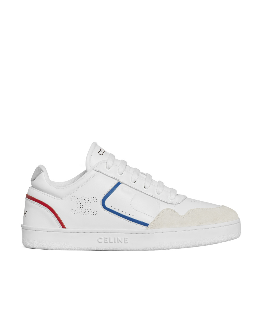 Celine Ct-10 Strapped Low-top Casual Shoes In White