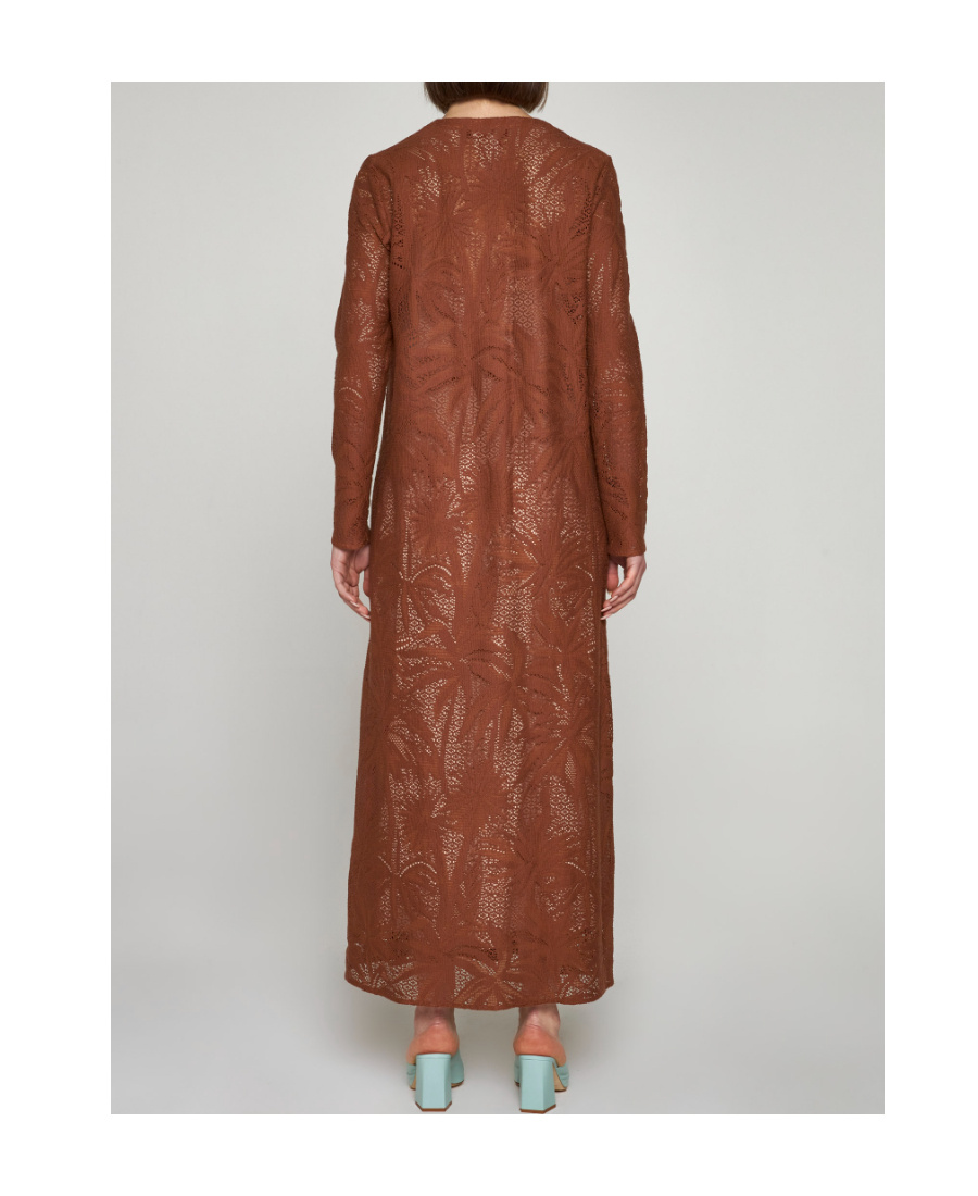 Max Mara A Long Dress In Brown