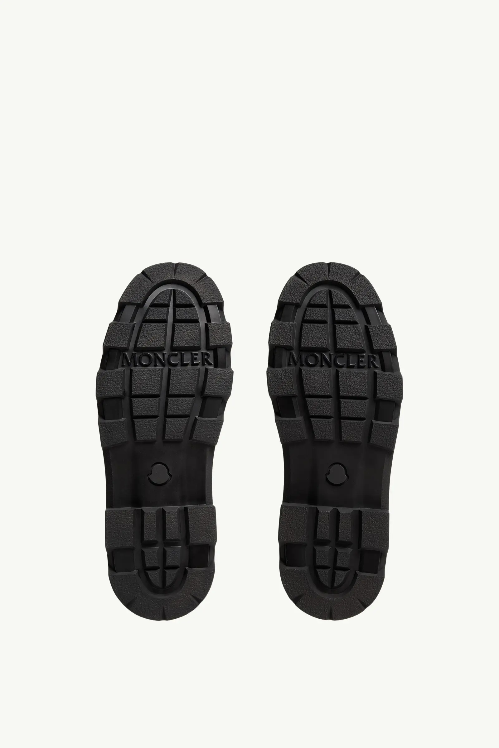 Moncler Black Leather Aurea Chelsea Ankle Boots In Black