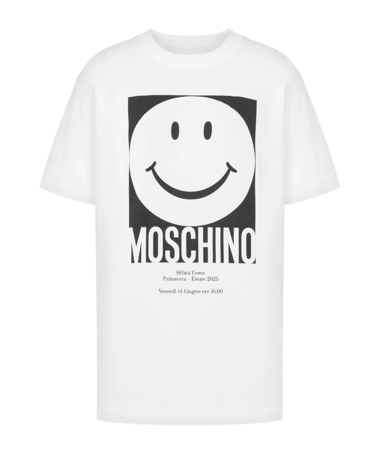 Moschino T-shirt With Print In White
