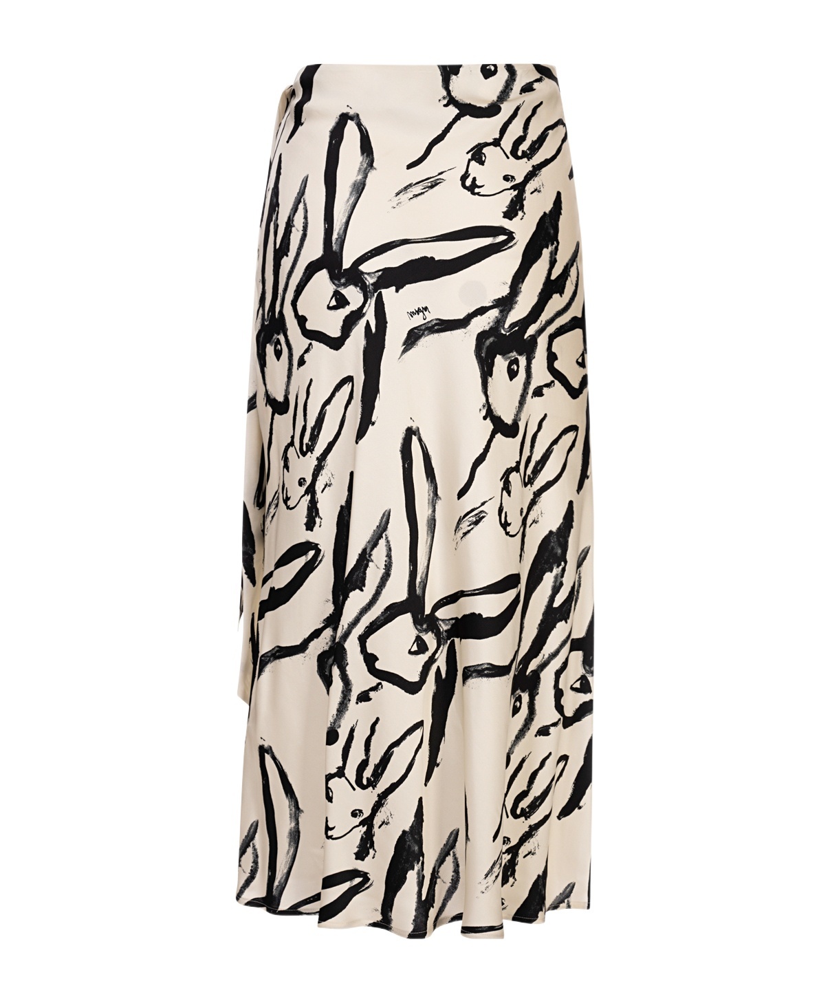 Msgm Patterned Skirt In Brown