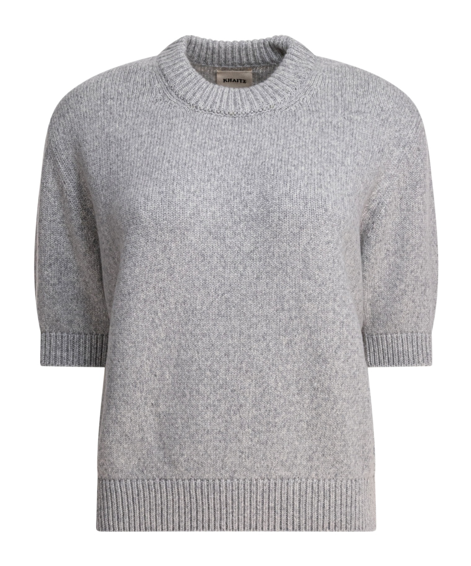 Khaite Crew Neck Sweater In Gray