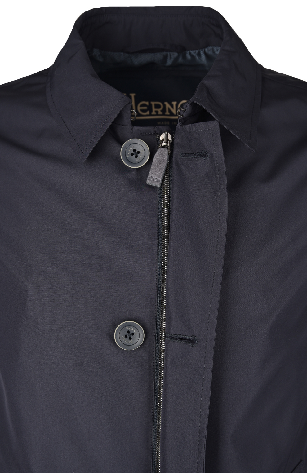 Herno Gore-tex Paclite Laminar Raincoat In Black