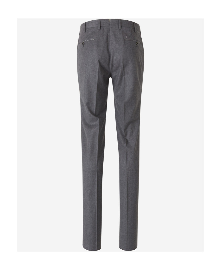 Pt01 Mid-waist Casual Pants In Black