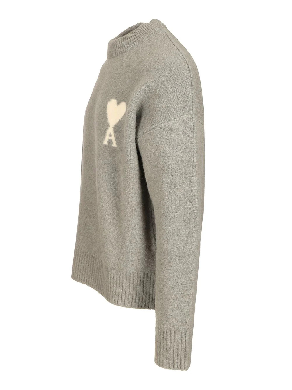 Ami Alexandre Mattiussi Sweater Ami Paris Men Color Grey In Gray