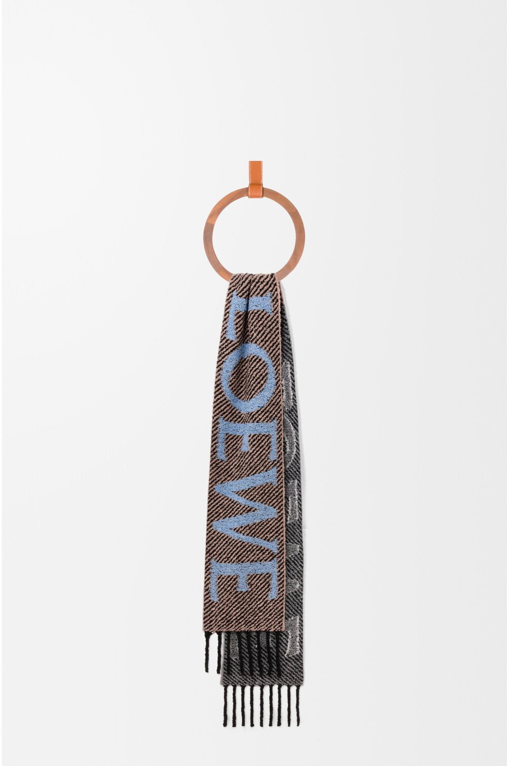 Loewe Scarf In Alpaca And Wool Blend In Multi