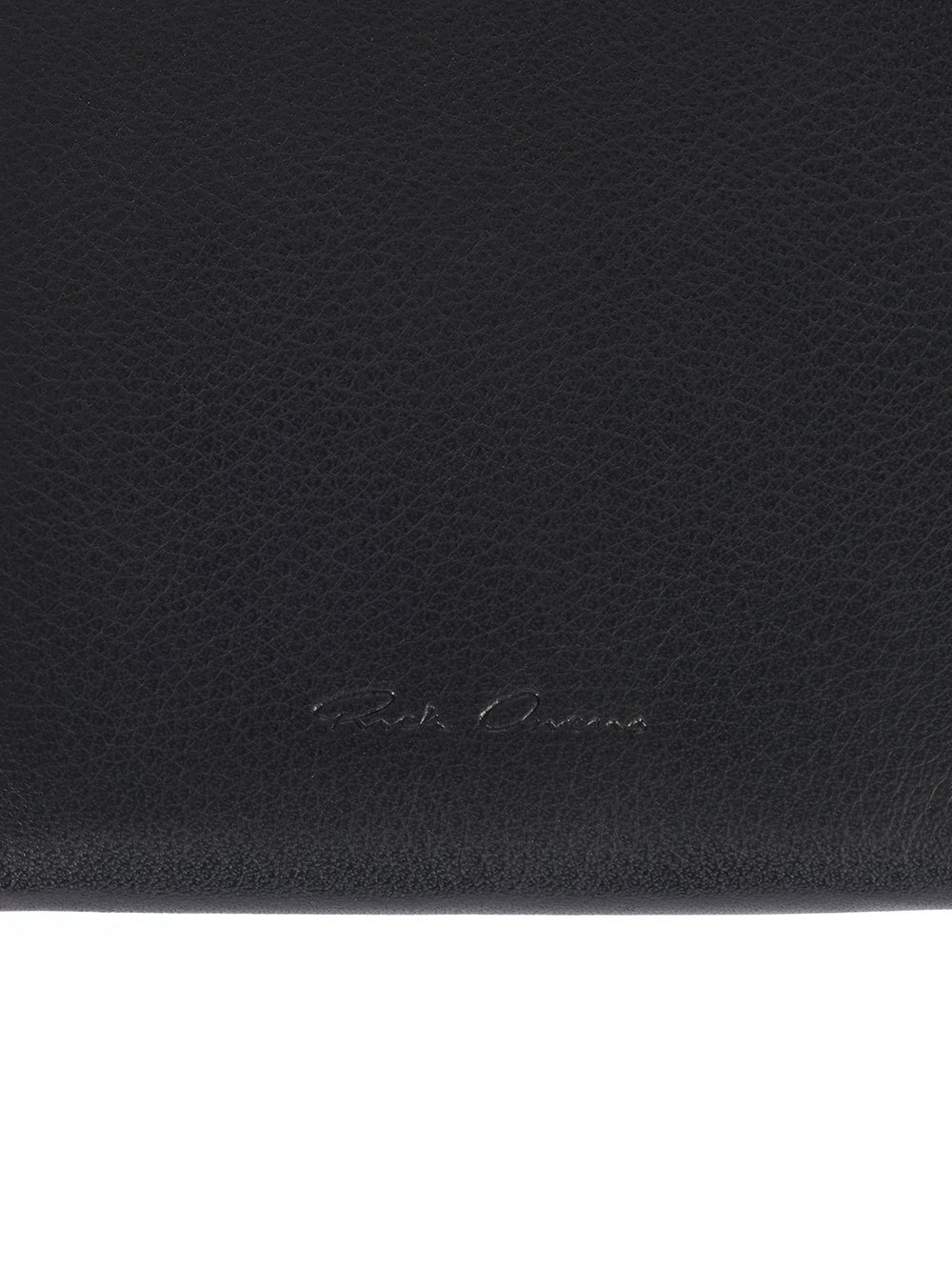 Rick Owens Zipper Wallet In Black