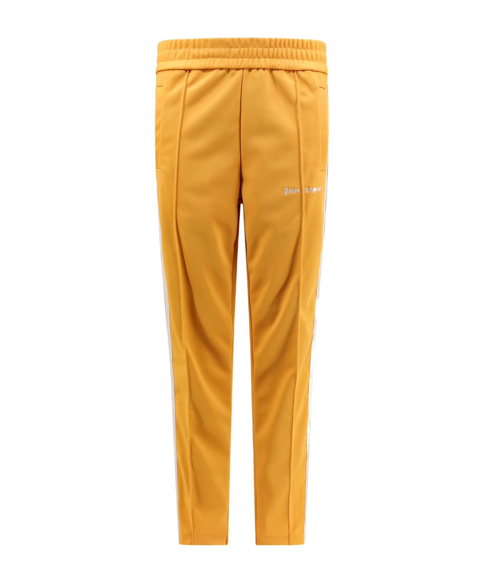 Palm Angels Logo-printed Elasticated Waist Track Pants In Orange