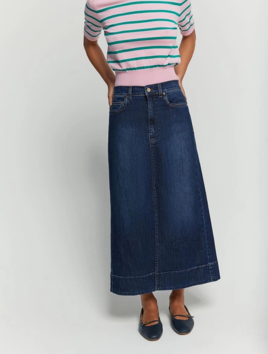 Iblues Denim Skirt In Blue