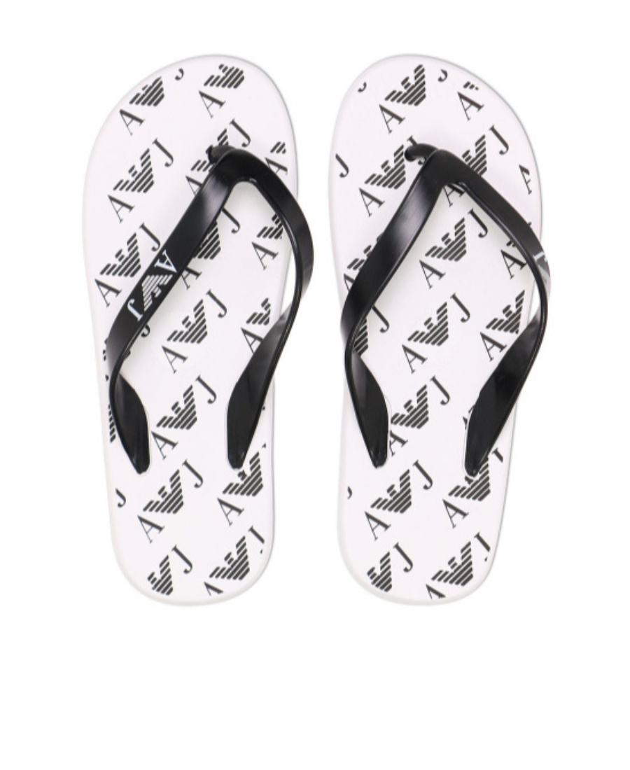 ARMANI JEANS LOGO DETAIL SANDALS