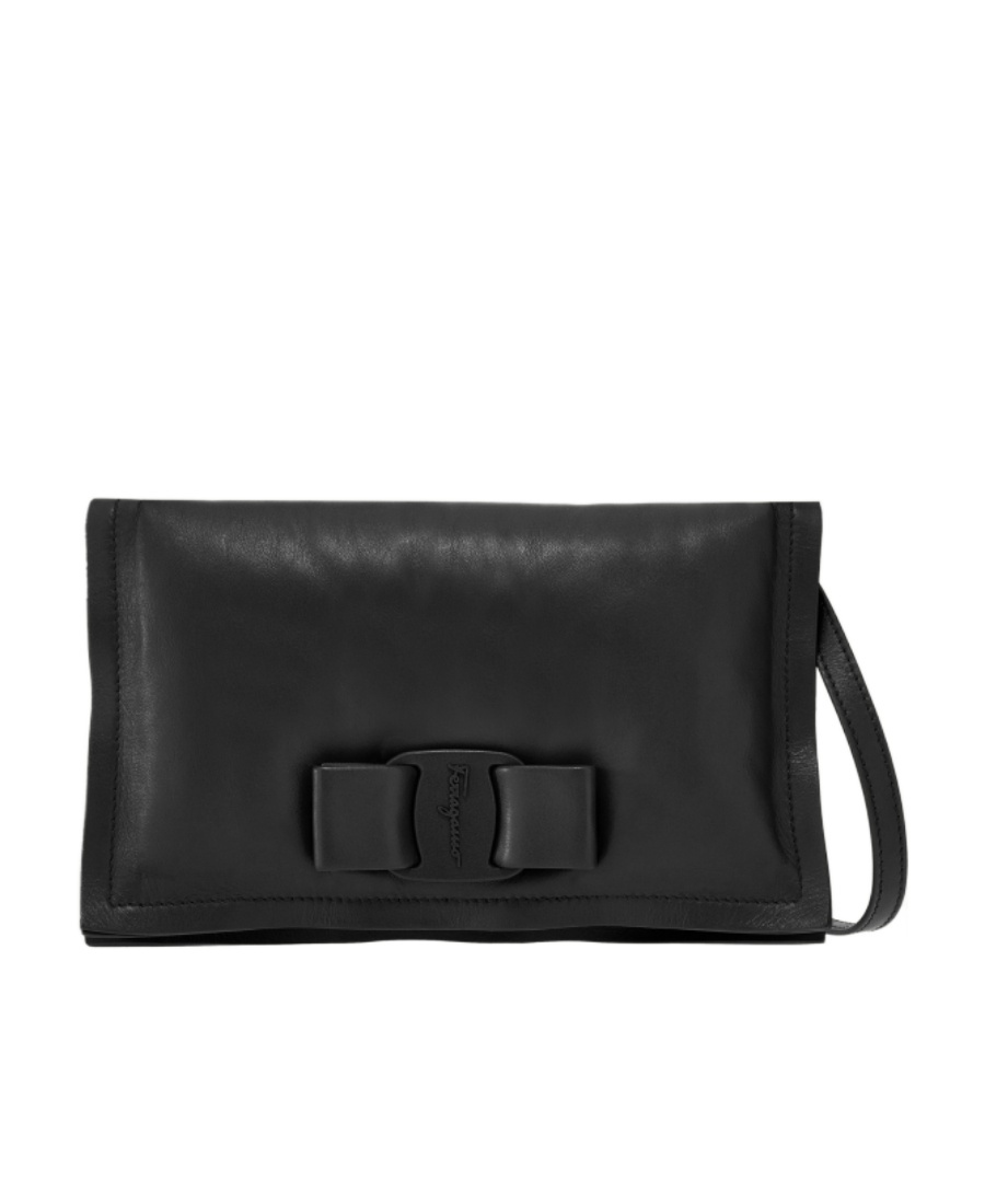 FERRAGAMO LOGO SHOULDER BAG