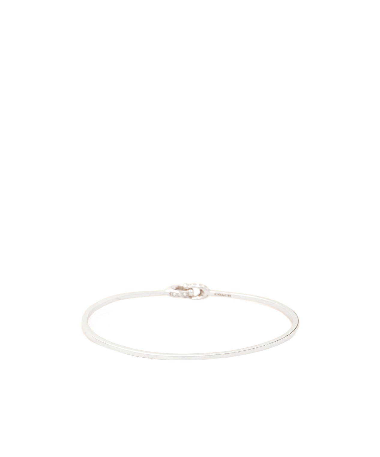 Coach Interlocking Bracelets In White