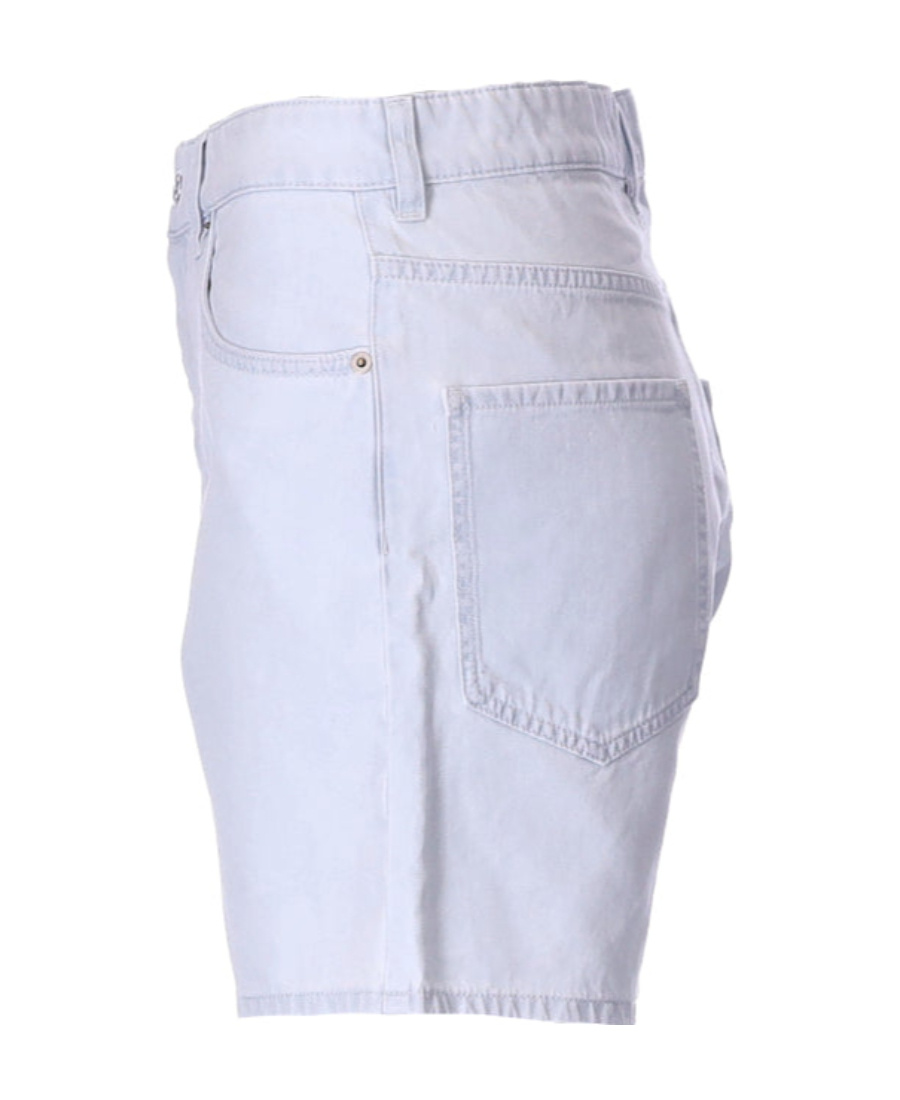Miu Miu Logo Shorts In White