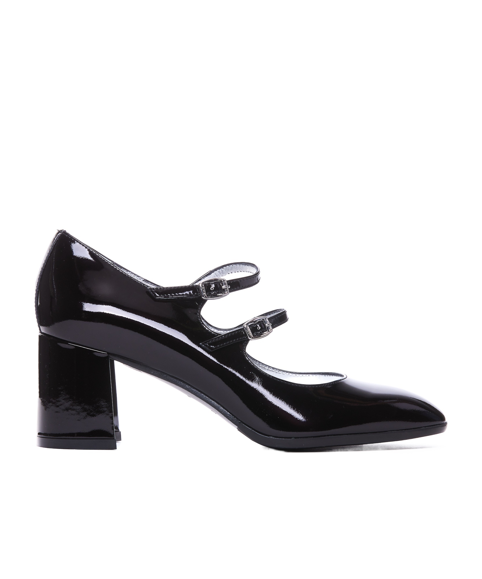 Carel Paris Elegant High-heeled Mary Jane With Adjustable Straps In Black