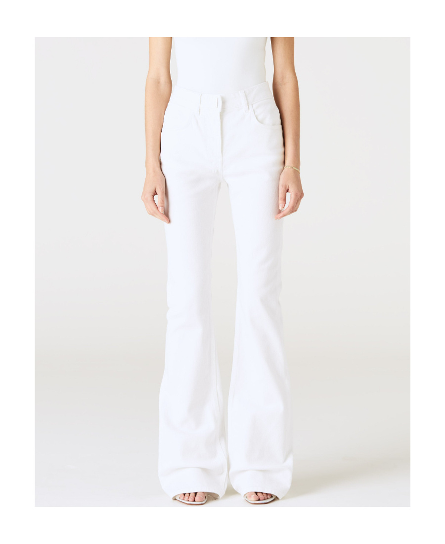 Givenchy Flared Extra-long Jeans In White