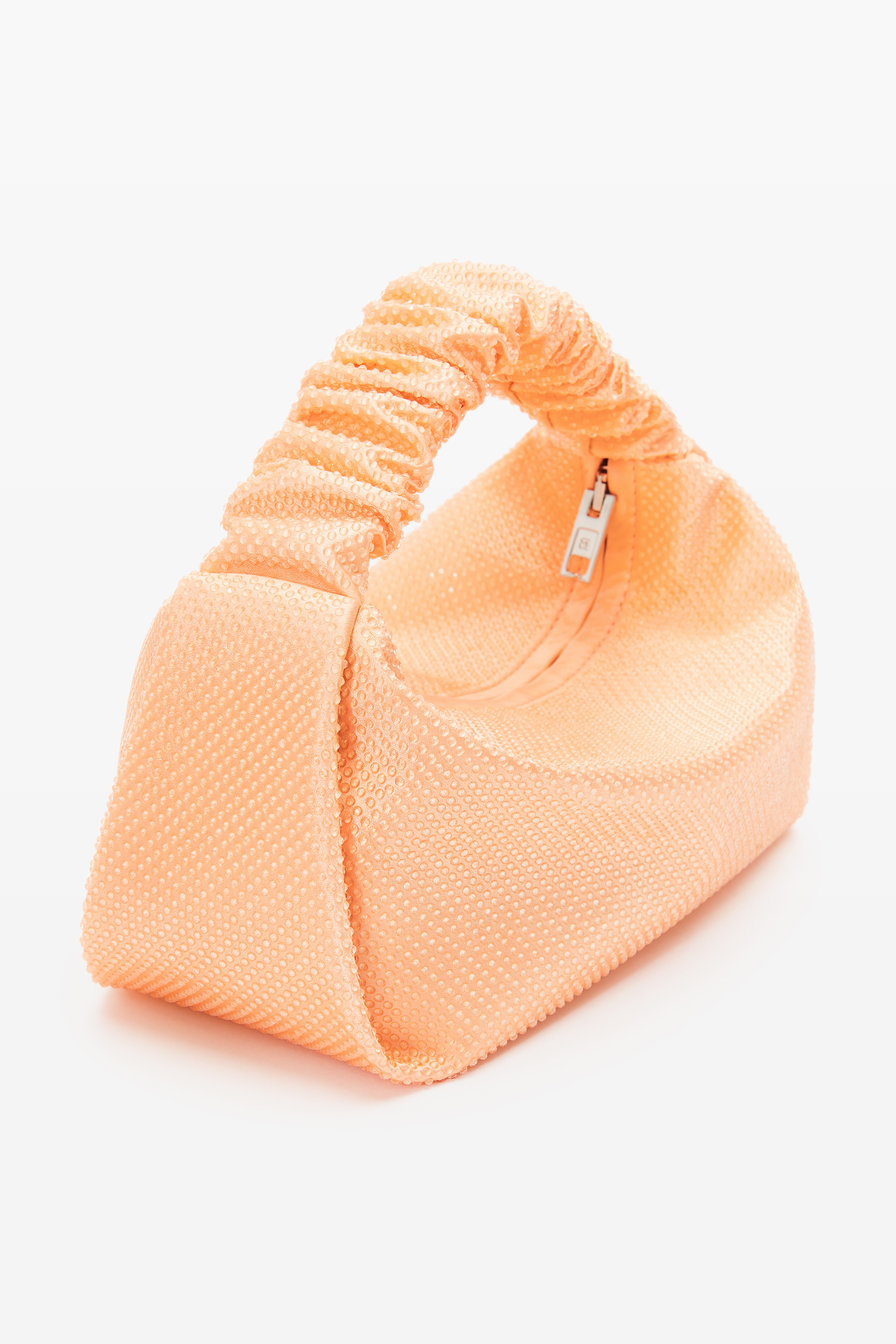 Alexander Wang Scrunchie Crystal-embellished Mini Bag In Pink