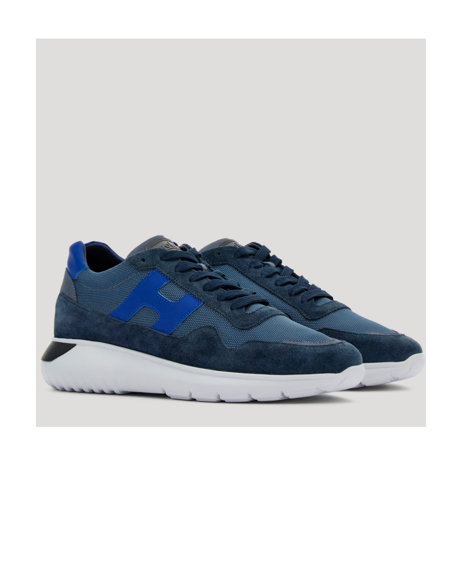 Hogan Interact.3 Low-top Sneakers In Blue
