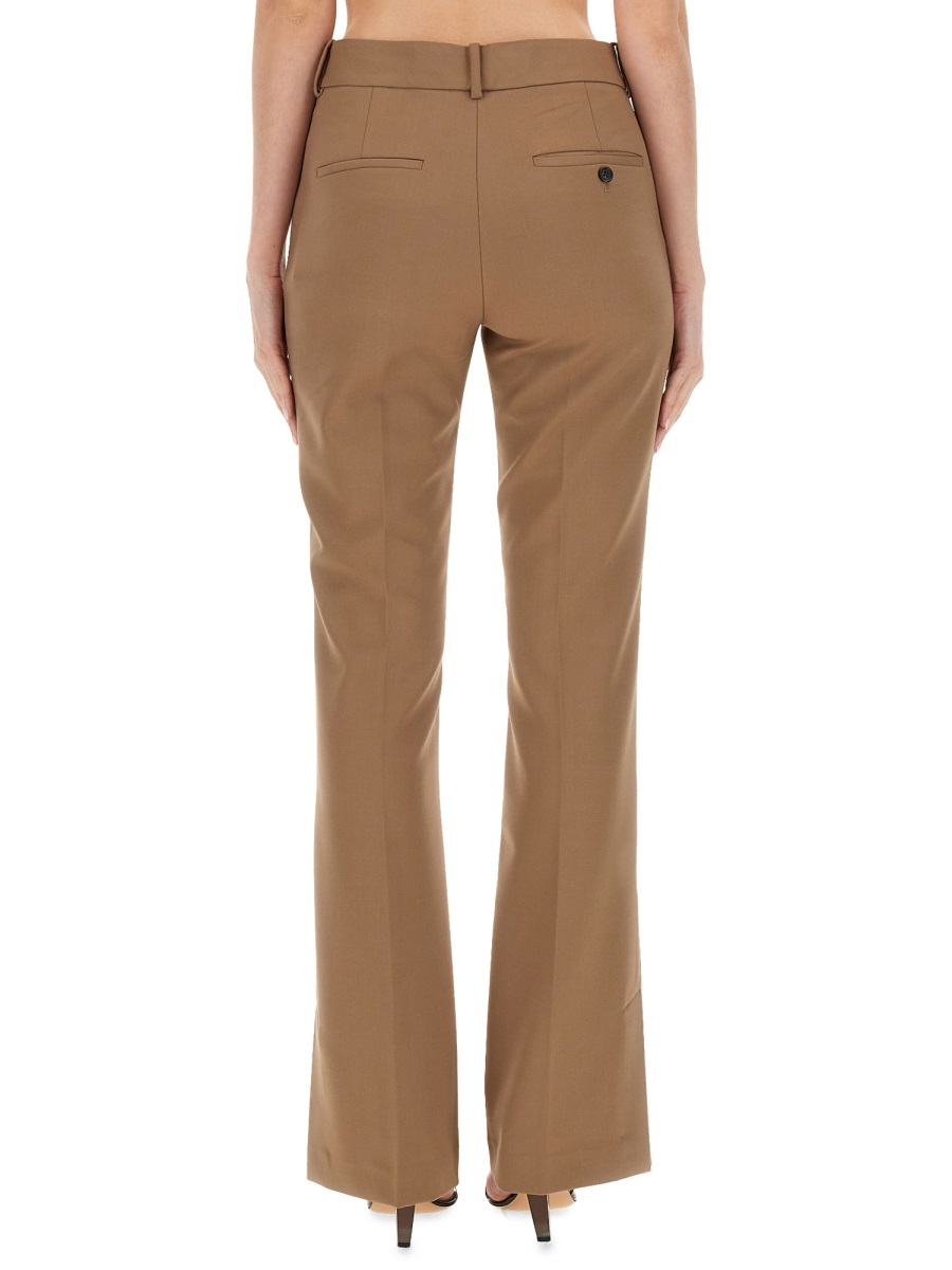 Shop Helmut Lang Boot-cut Pants In Brown