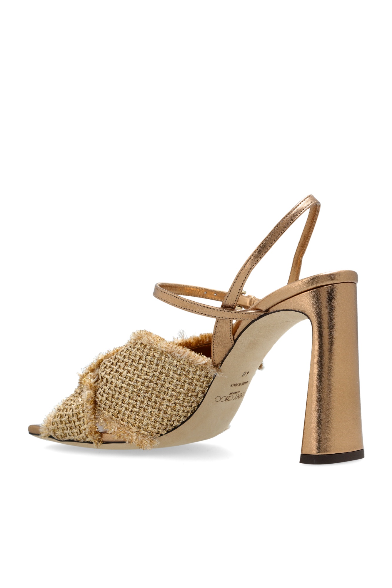 Shop Jimmy Choo 95mm Annika Sandals In Nude