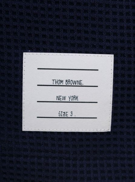Thom Browne Waffle-effect Drawstring Shorts In Black