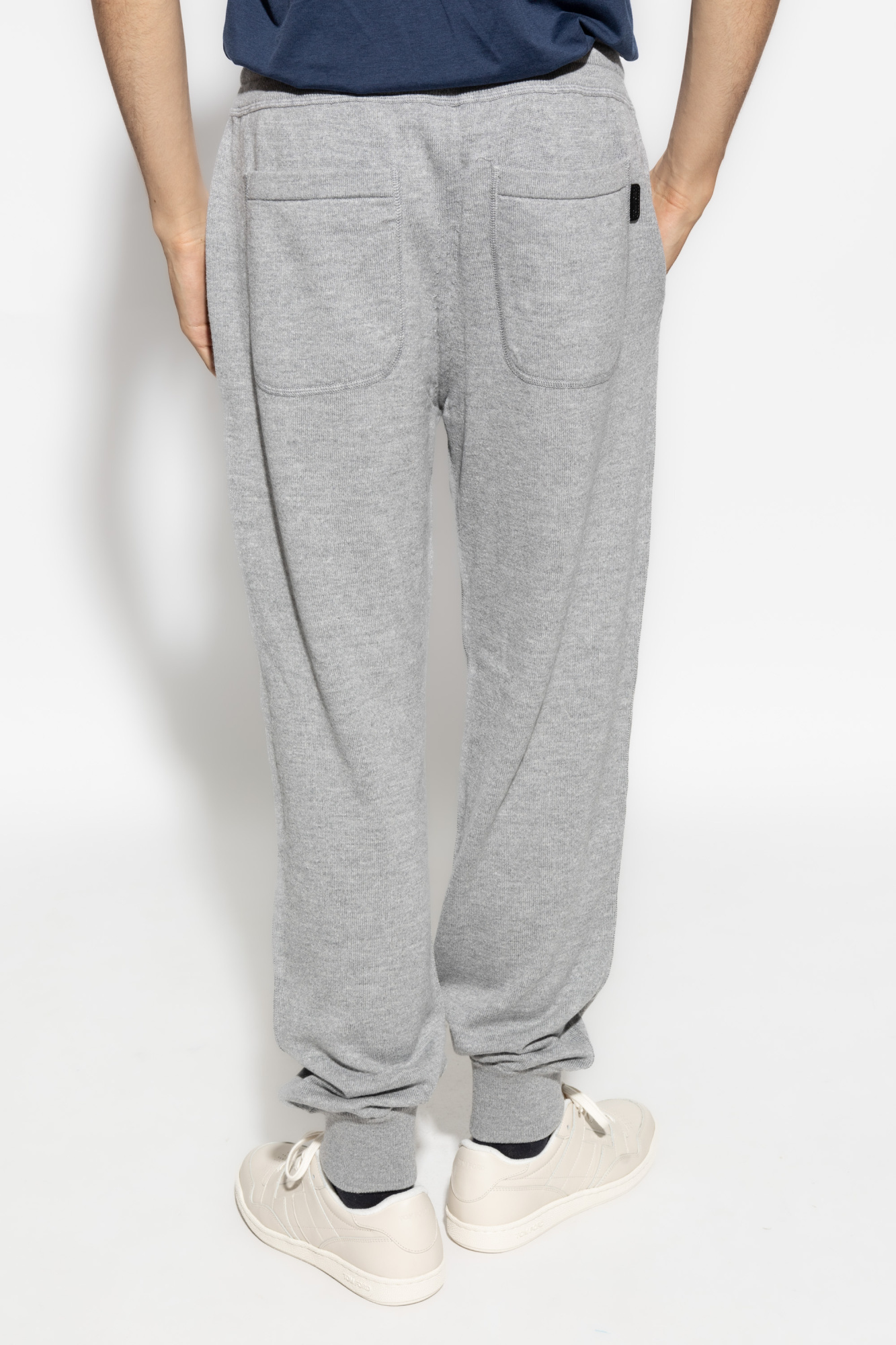 Tom Ford Logo-patch Track Pants In Gray