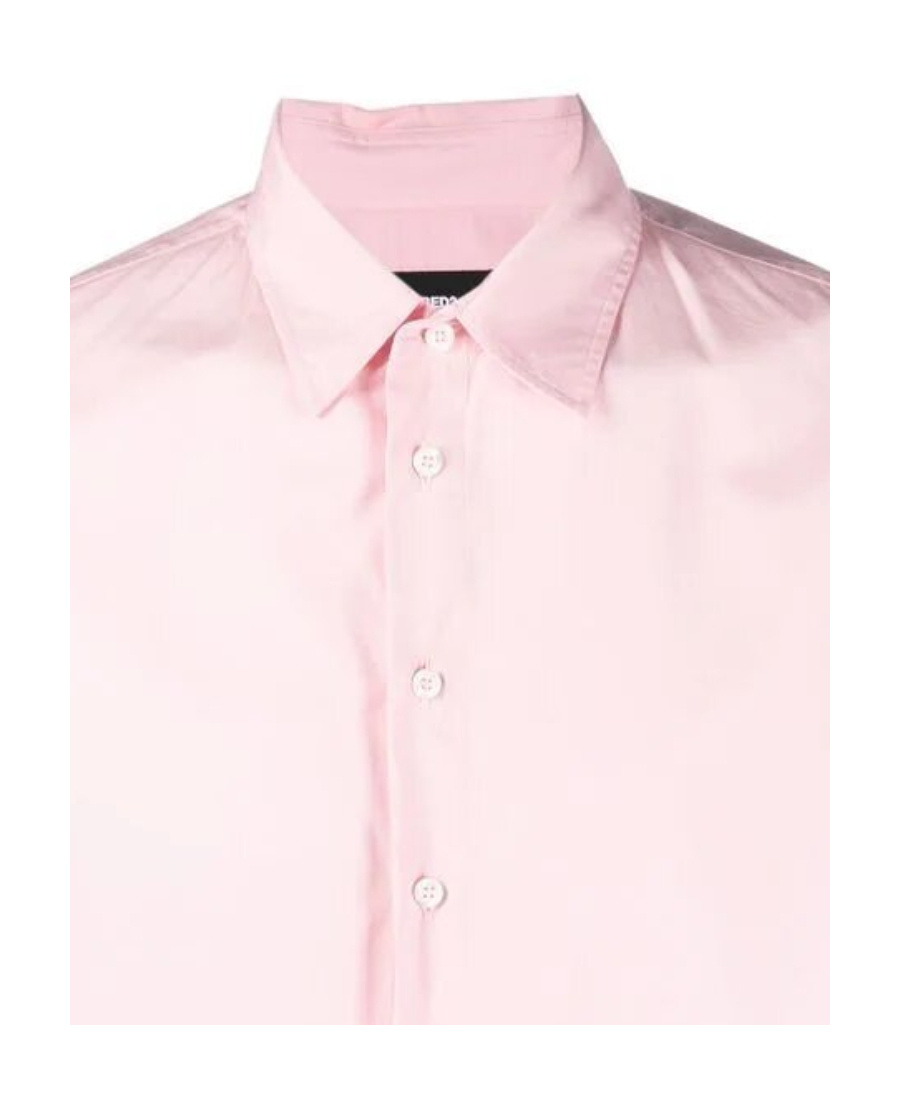 Dsquared2 Logo-print Long-sleeve Shirt In Pink