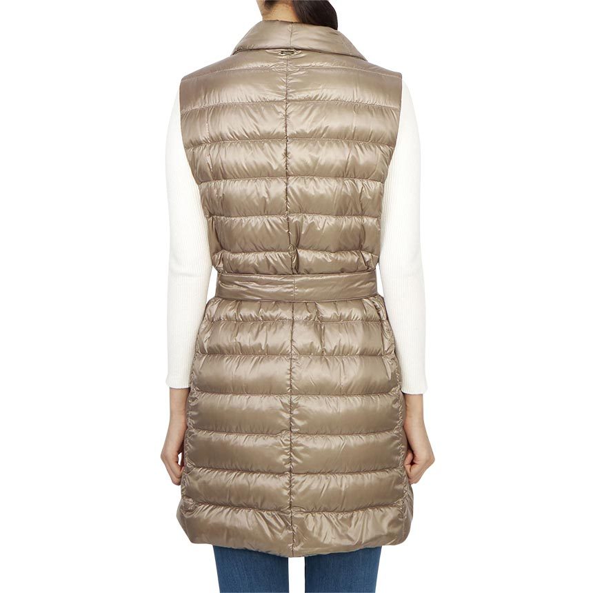 Herno Quilted Down Jacket In Gold