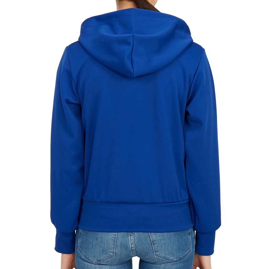 Comme Des Garçons Long-sleeved Hoodie In Blue