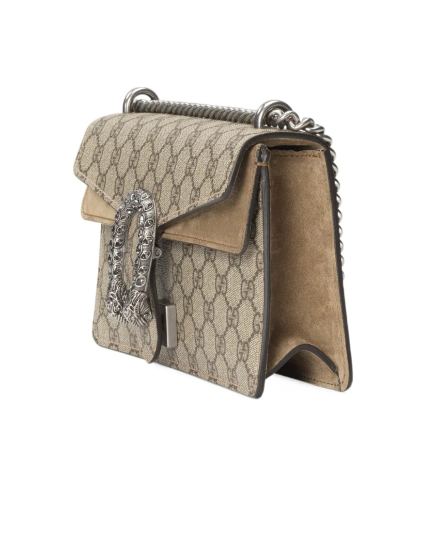 Gucci Women Dionysus Medium Supreme Gg Fabric And Suede Shoulder Bag In Multi