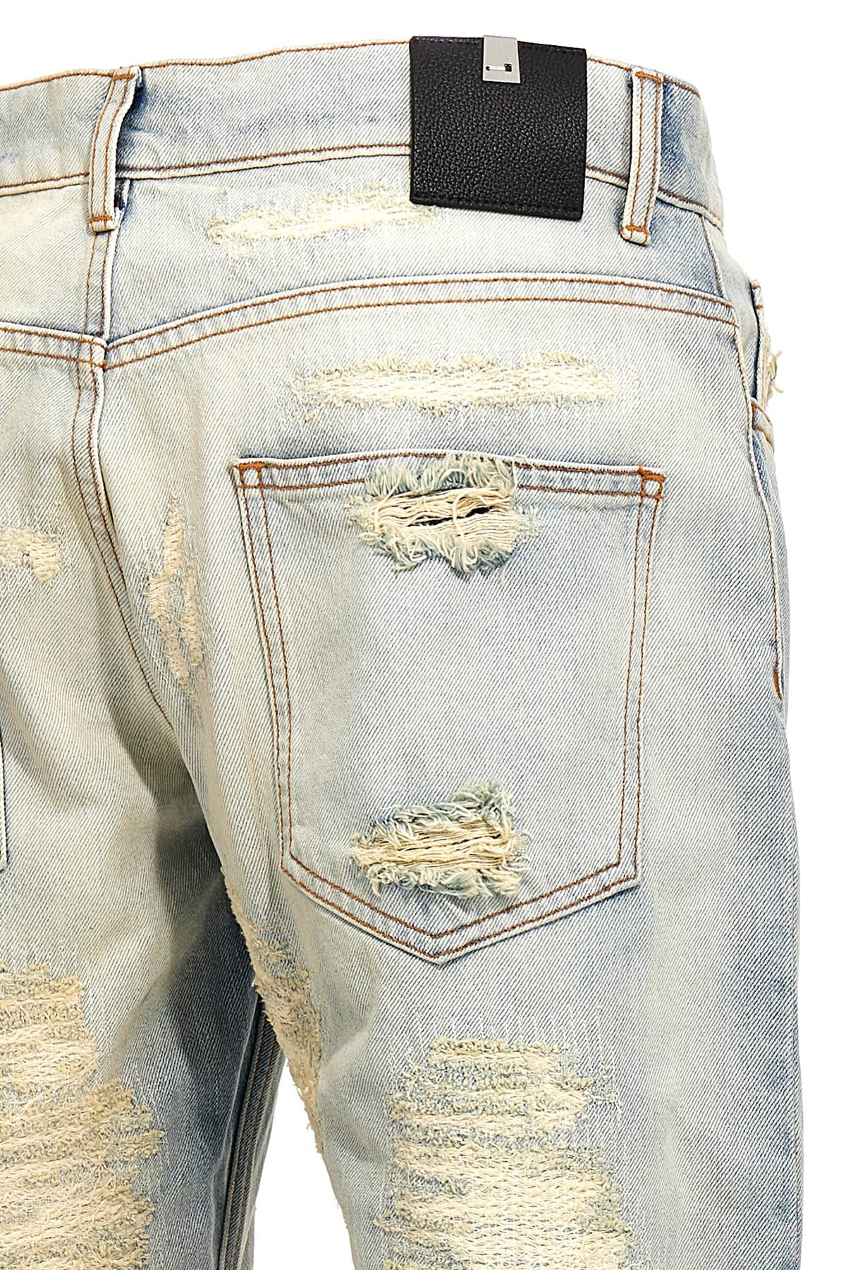Alyx Ripped Mid-rise Straight-leg Jeans In Gray