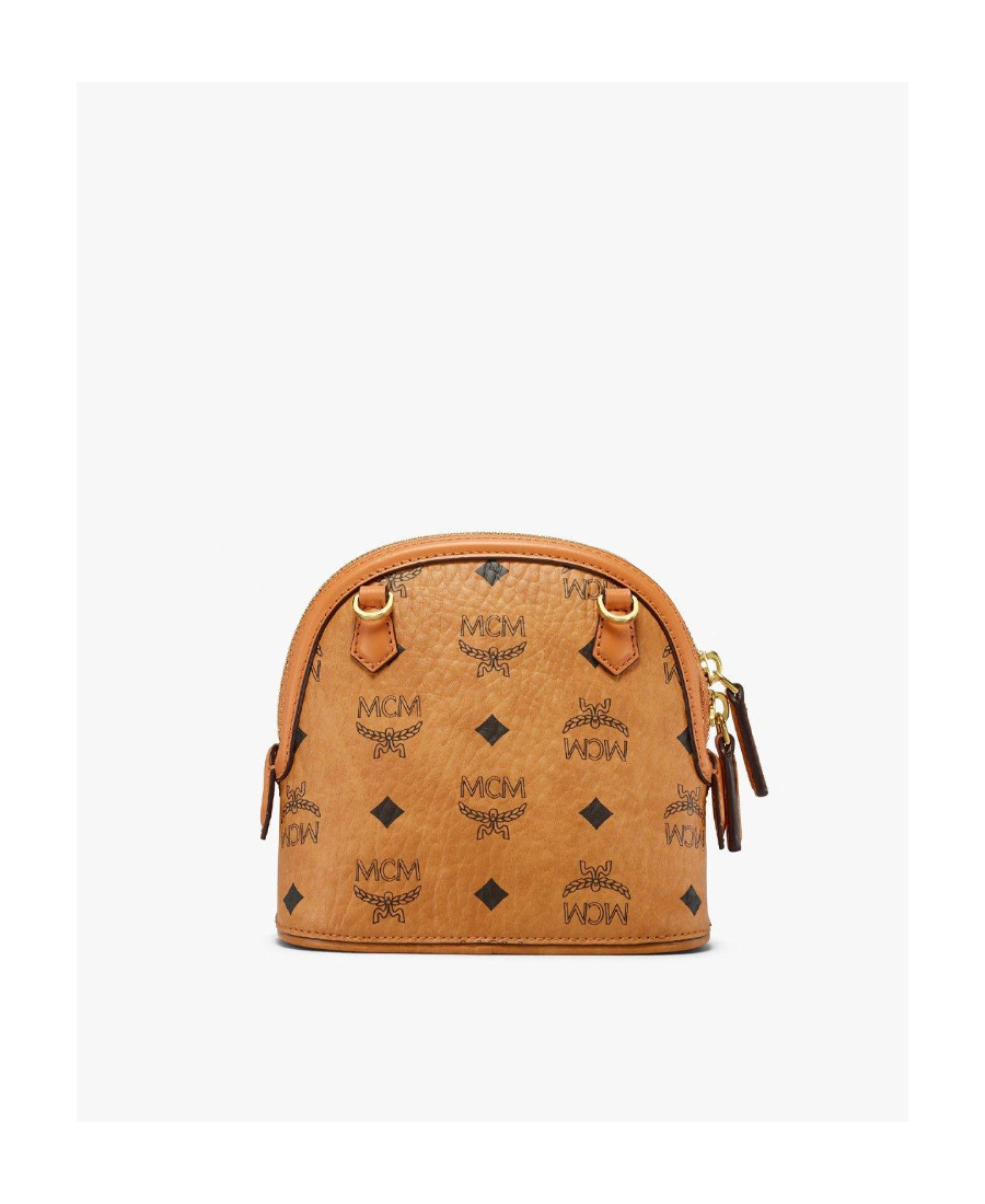 Mcm Mini Anna Cross Body Bag In Brown