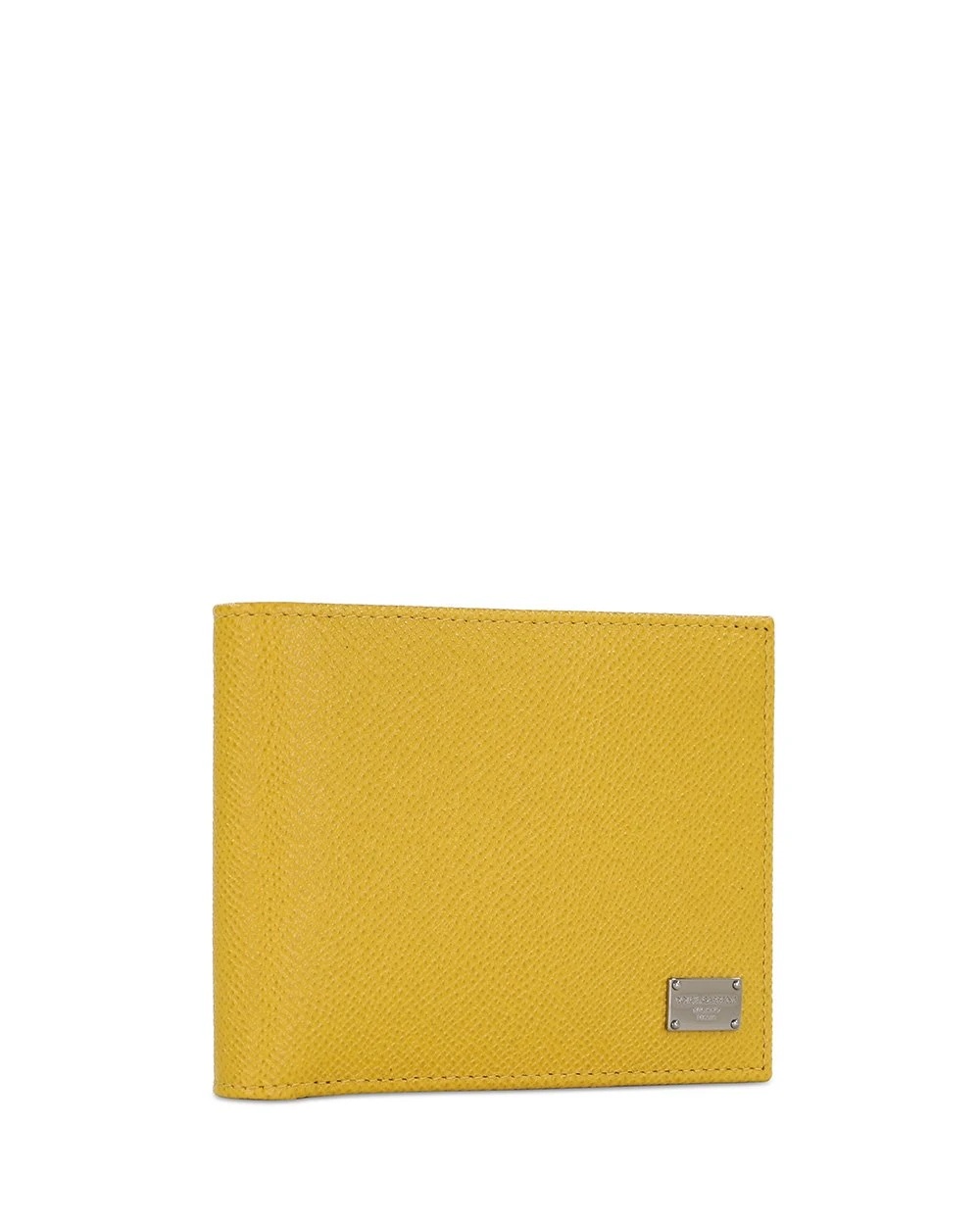 Dolce & Gabbana Logo Details Wallet In Yellow