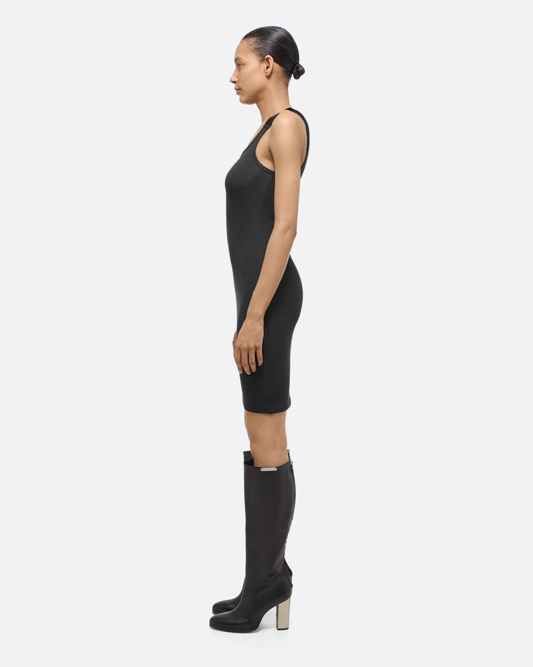 Helmut Lang Women's Ribbed Tank Dress In Black