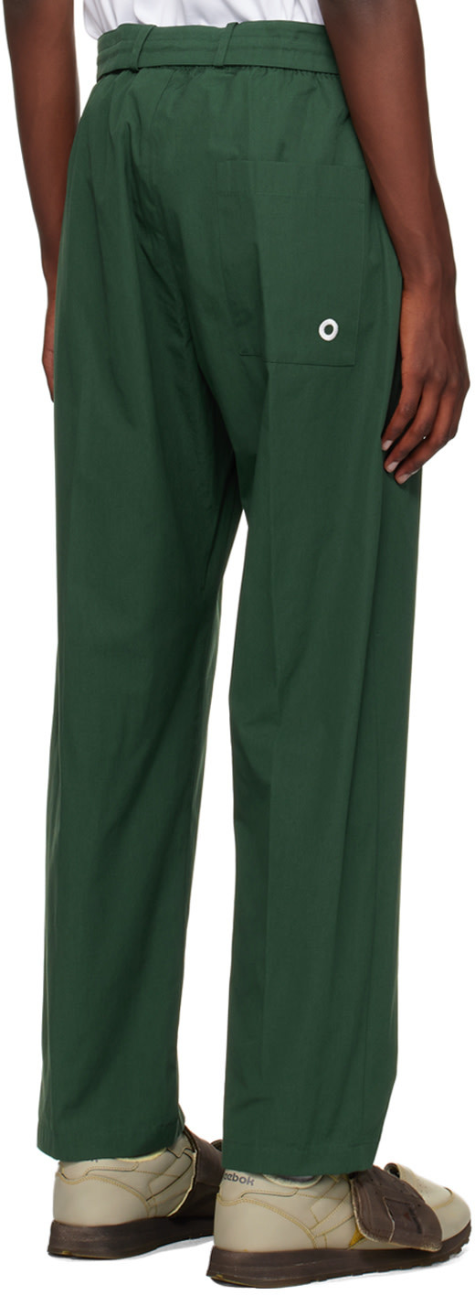 Craig Green Cotton Tapered Trousers In Green