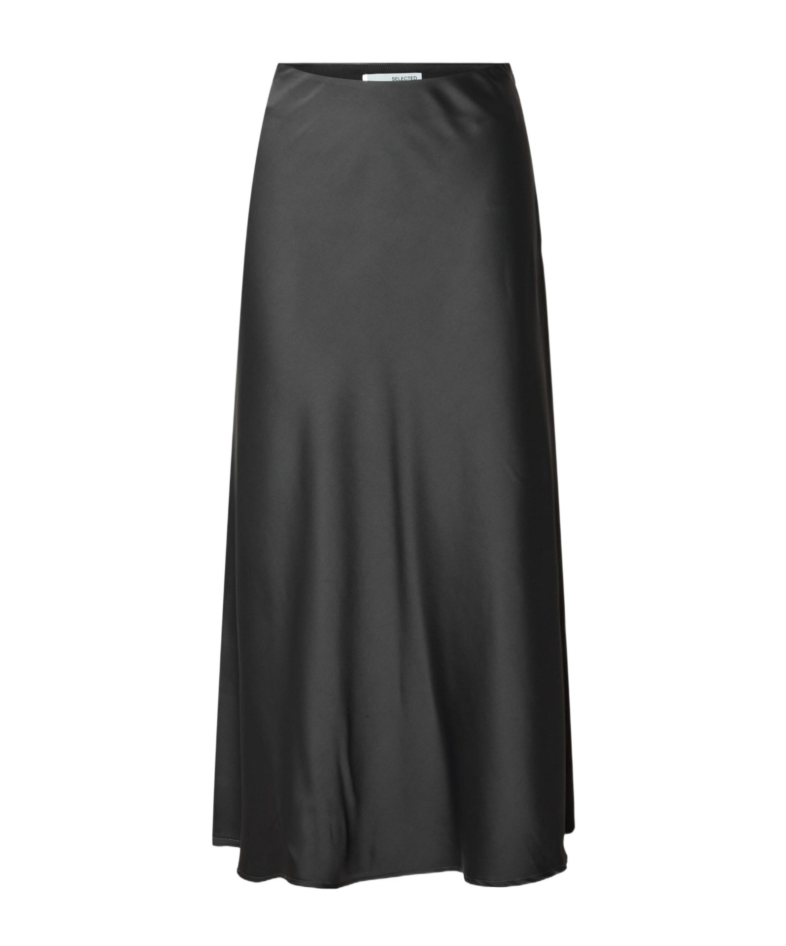 Selected Satin Midi Skirt