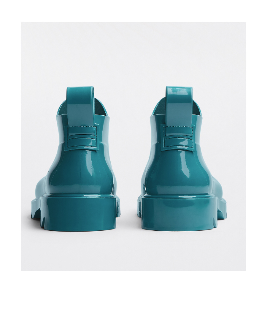 Bottega Veneta Stride Rubber Ankle Boot In Blue