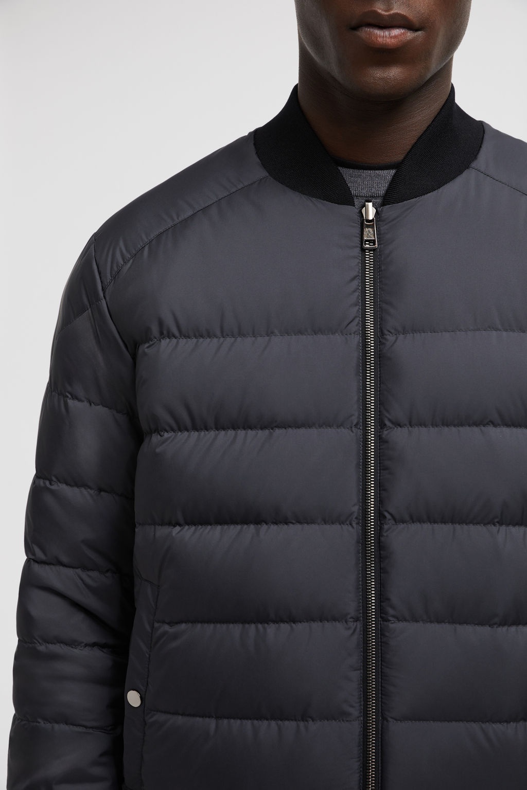 Moncler Diounes Reversible Short Down Jacket In Black