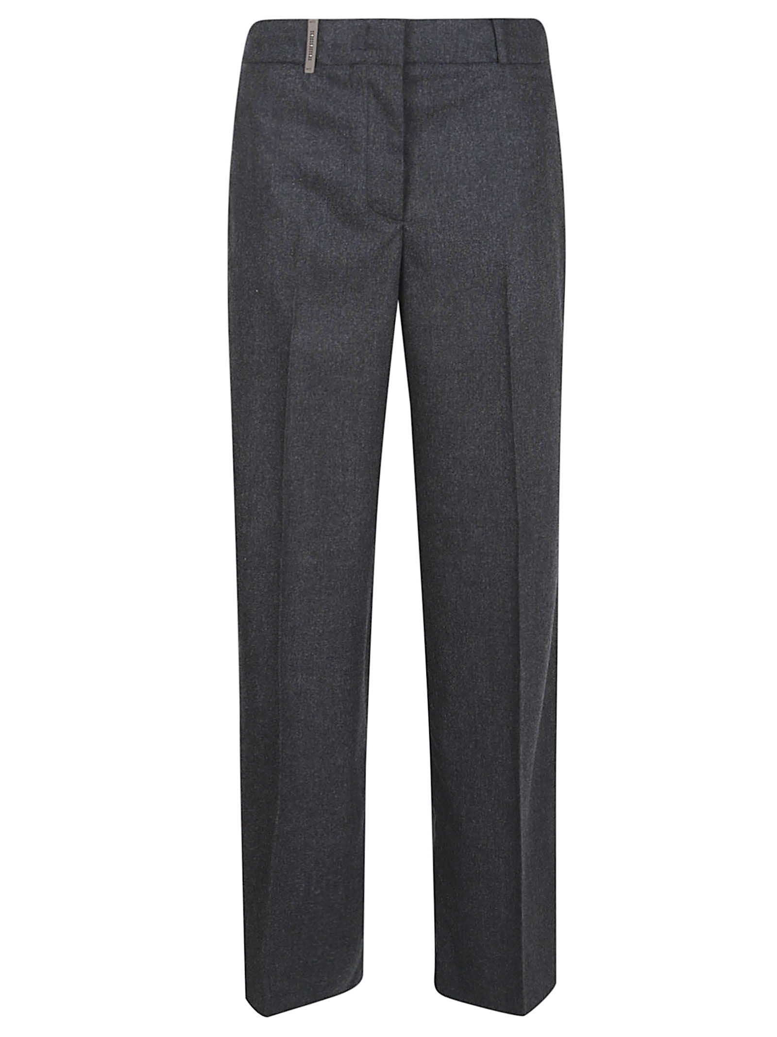 Peserico Casual Pants With Belt Loops In Black